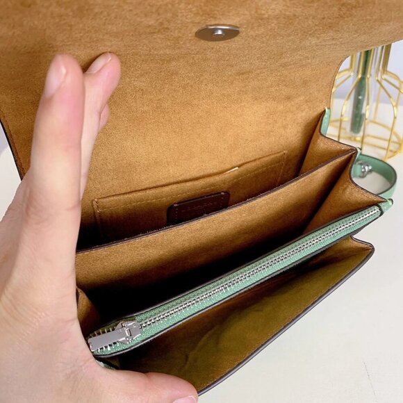 Coach C9949 Mini Klare Crossbody IN SOFT GREEN - Picture 6 of 8